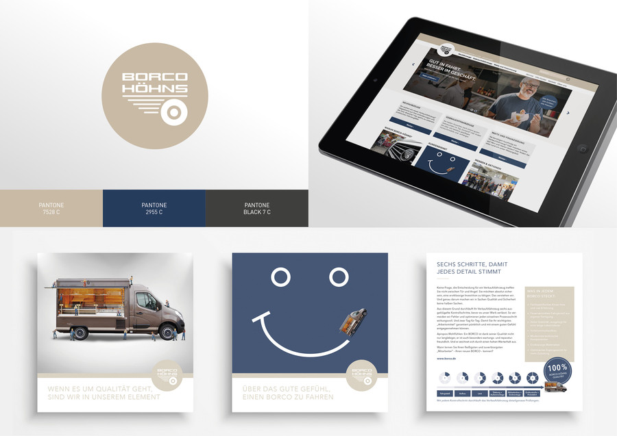 Corporate Design-Beispiel Borco Höhns