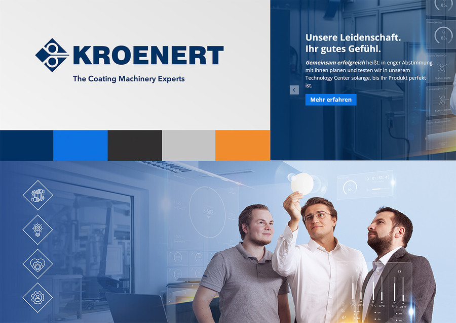 Corporate Design-Beispiel Kroenert