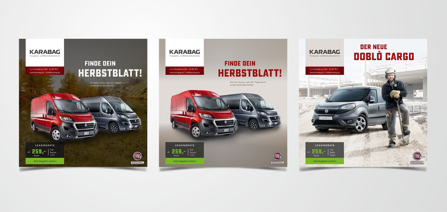 Neues Design für Printwerbemittel