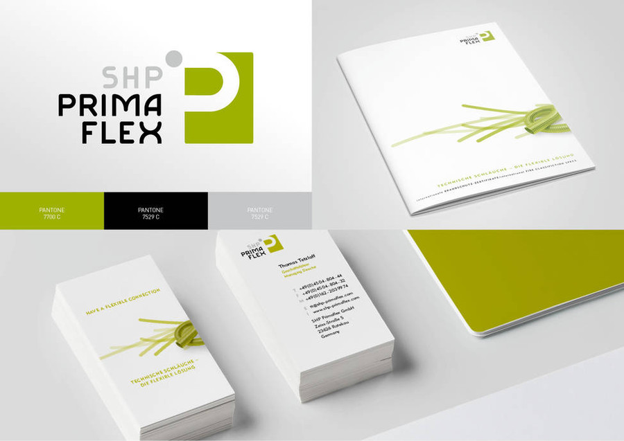 Corporate Design-Beispiel SHP Primaflex