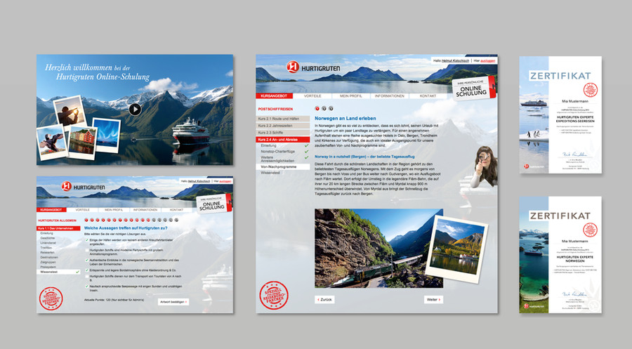 Schulung für Reisebüromitarbeiter von Hurtigruten