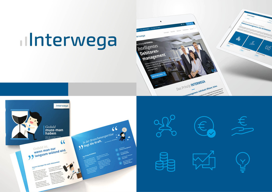 Corporate Design-Beispiel Interwega