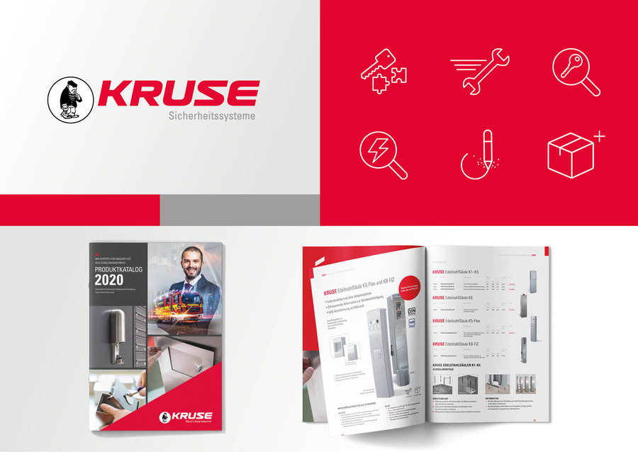 Corporate Design-Beispiel Kruse Sicherheitstechnik