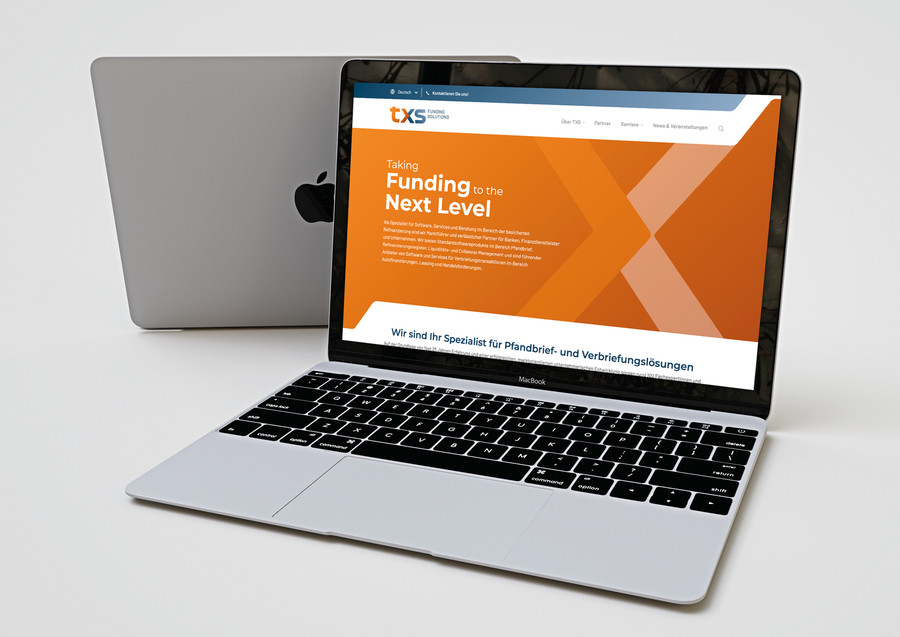 Website für TXS Finanzsoftware