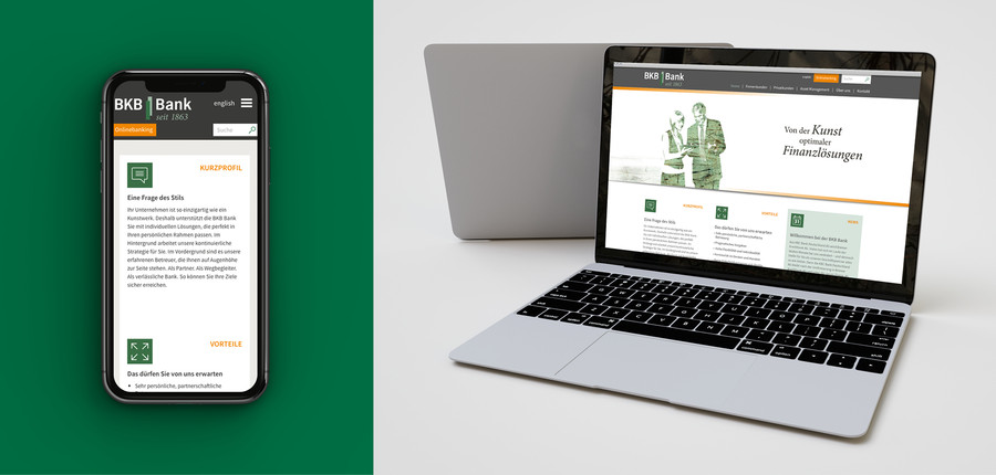 Neue Website der BKB Bank