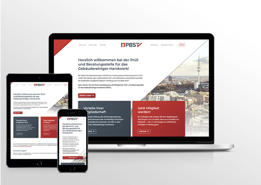 Website für den PBST