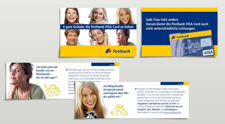 Dialogmarketing-Beispiel für die Postbank