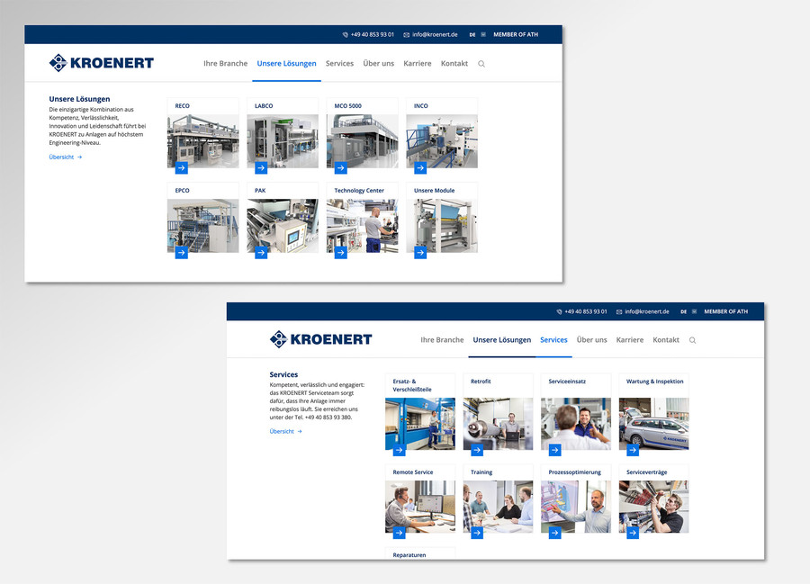 Website-Relaunch für Kronert