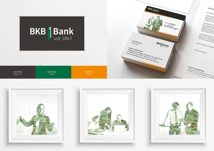 Corporate Design-Beispiel BKB Bank