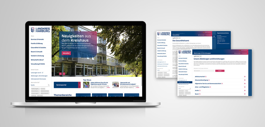 Websiterelaunch für den Landkreis Harburg