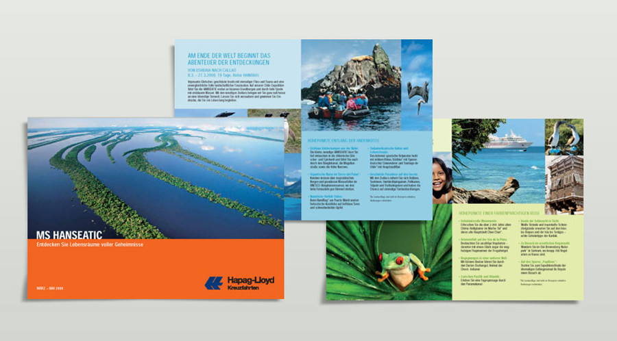 Reisebroschüre Hapag Lloyd Kreuzfahrten