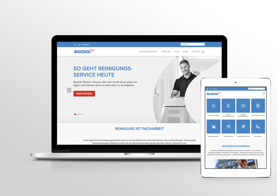 Website für Bogdol Gebäudemanagement