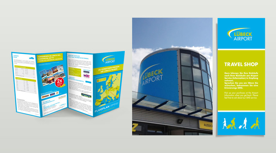 Werbemittel für Lübeck Airport