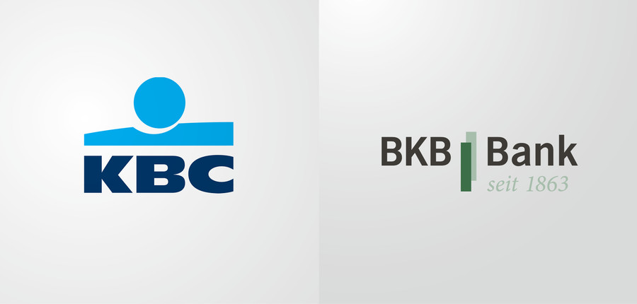 Altes und neues Logo der Bank